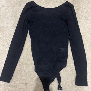 American Eagle Outfitters Dark Bodysuit